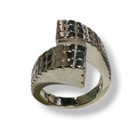Anillo Mandile 1922 Mujer Erosioni in Plata 2CROC087710